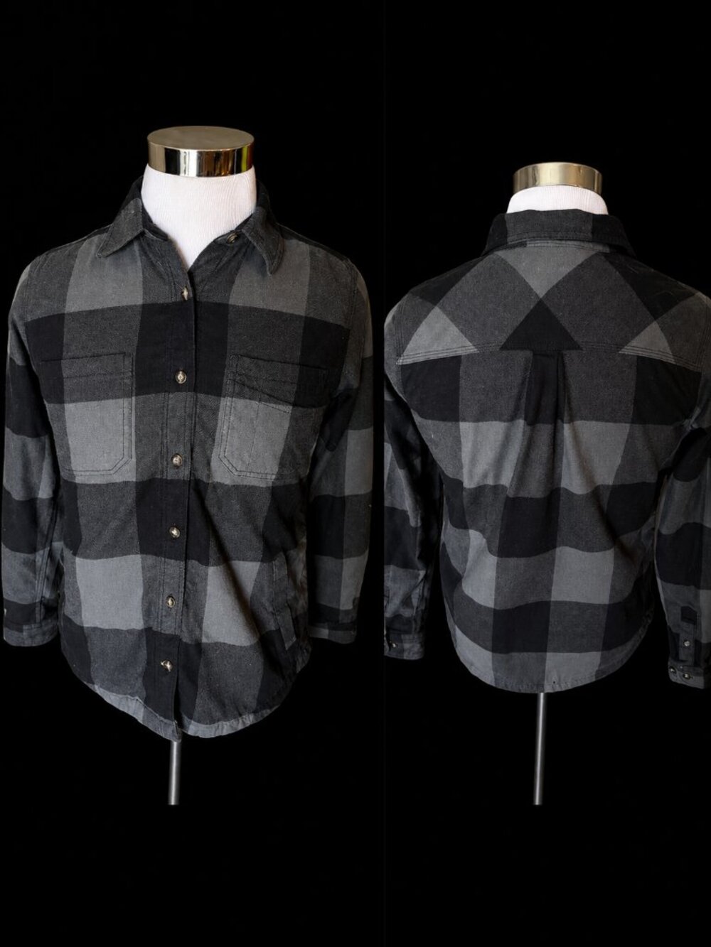 Carhartt Black and Gray Shirt/Jacket